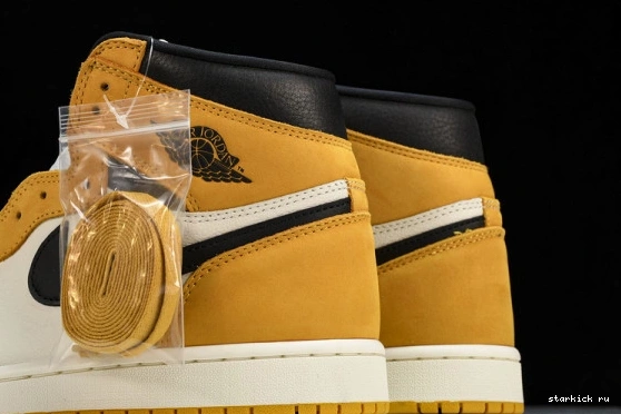 Yellow 555088-109 555088-109 Ochre Jordan  1 High Retro  0124